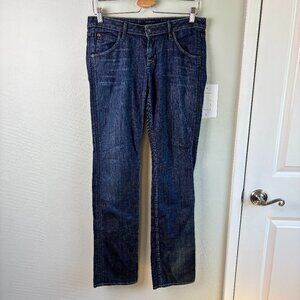 VINTAGE Hudson Jeans Y2K Bootcut Dark Wash Flap Pocket Size 29